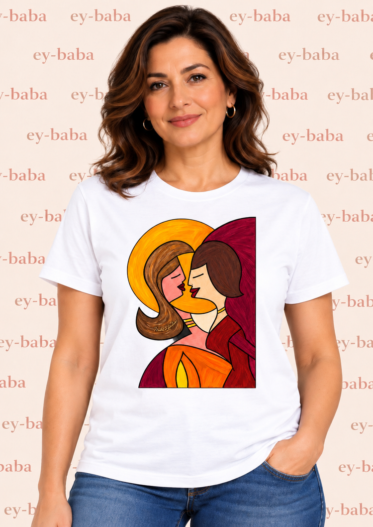 Whispers of Two – Women's Art T-Shirt