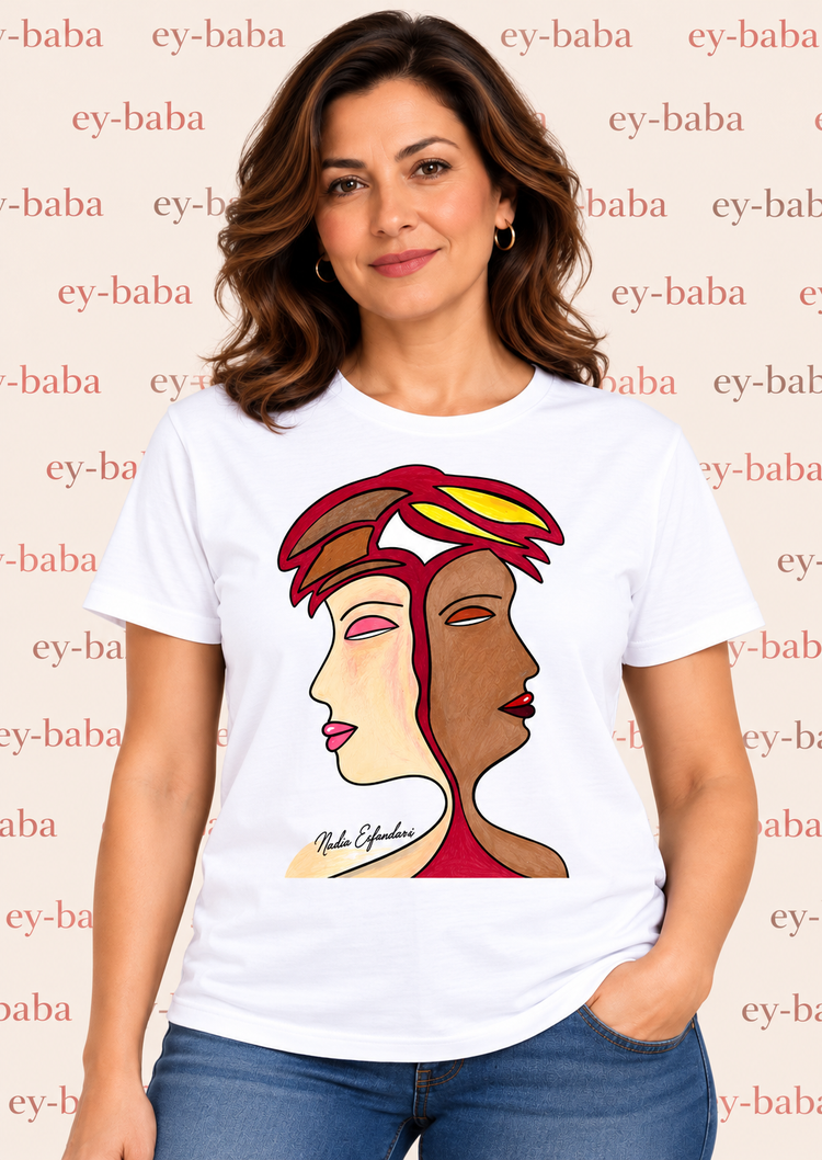 Two Worlds, One Soul – Women's Art T-Shirt