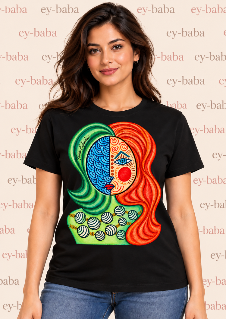 Kaleidoscope Woman – Women's Art T-Shirt