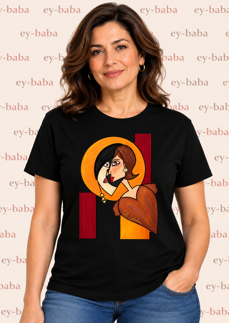 Golden Muse – Women's Art T-Shirt