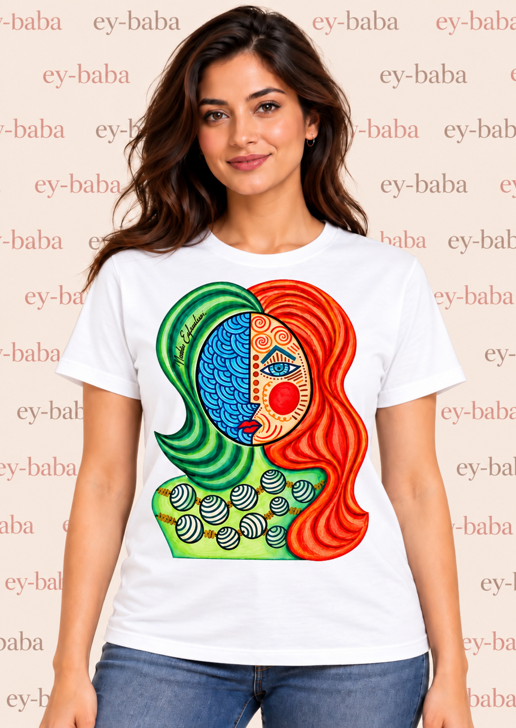 Kaleidoscope Woman – Women's Art T-Shirt