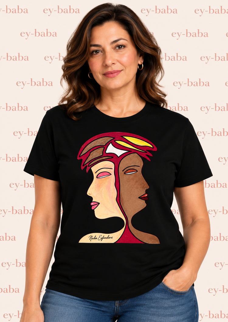 Two Worlds, One Soul – Women's Art T-Shirt