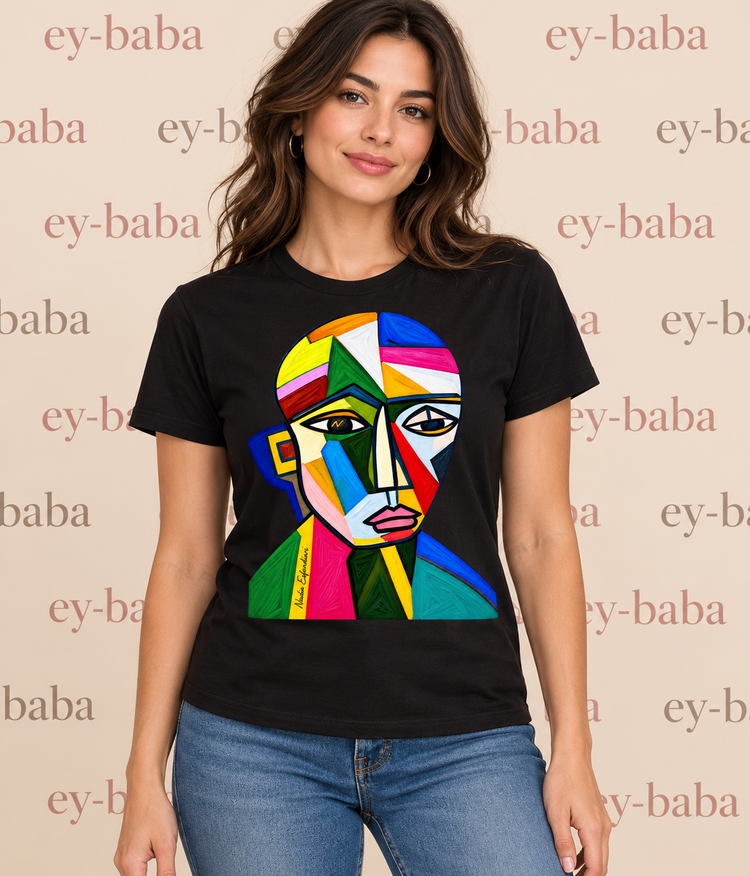 Colourful Portrait – Women's T-Shirt by Nadia Esfandiari