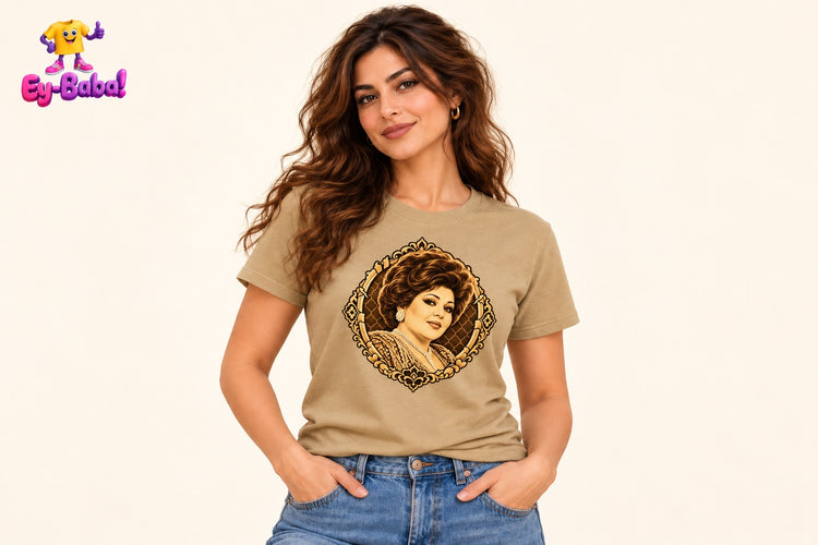 Golden Diva – Women's Khaki T-Shirt